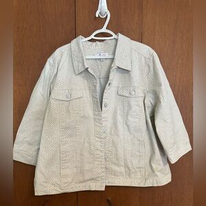 Chic Tan Utility Jacket